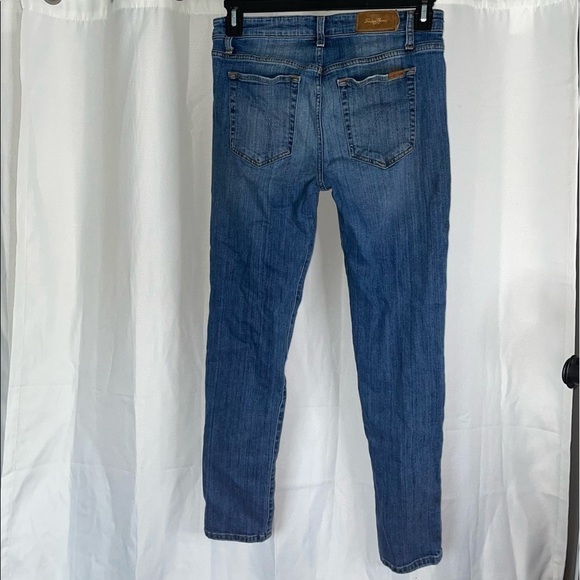 Joe's Jeans Easy Mazy High Water Mid Rise Straight Leg Distressed Ankle Pants - Picture 7 of 14
